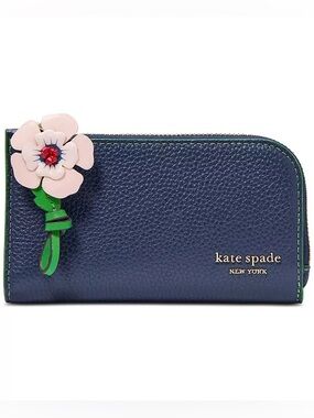 Kate Spade New York in the Garden Pebbled Leather Bifold Wallet